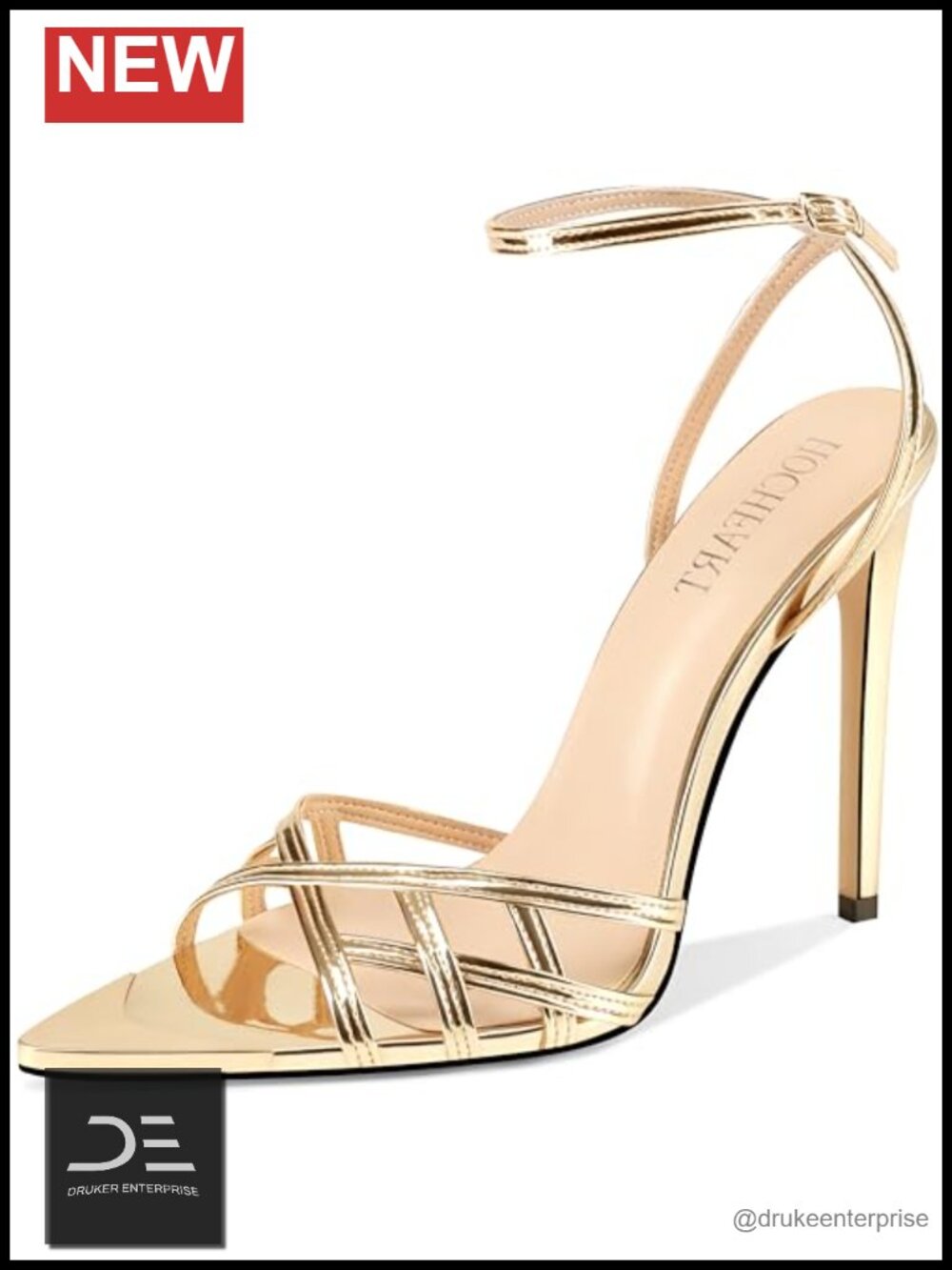 Strappy Lace Up Pointed Open Toe Stiletto Heel Sandals Dressy Summer Shoes